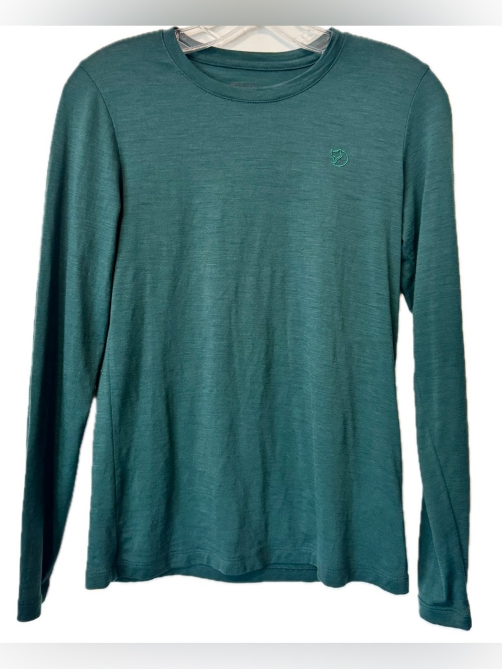 Fjallraven Long Sleeve Shirt Women’s XS Green Lightweight Outdoor Base Layer